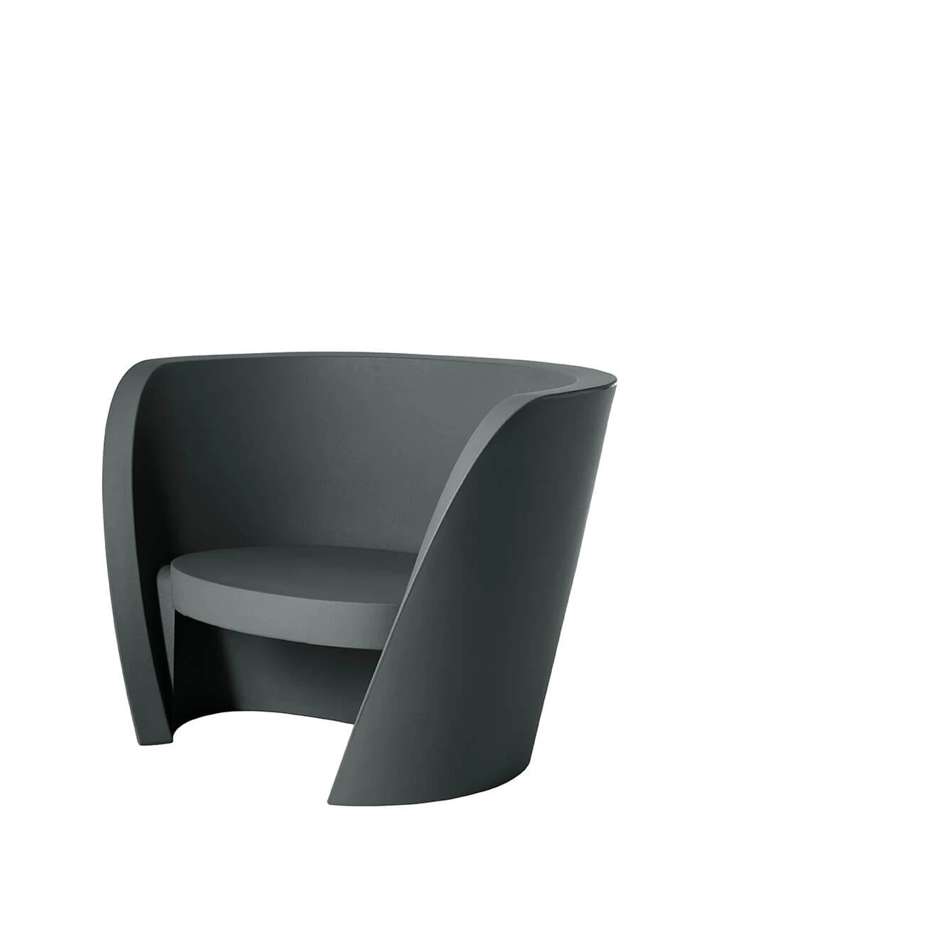 Rap Chair - Slide - krzesło podświetlane – kolor Elephant Grey (nr kat. SD RAC075G)