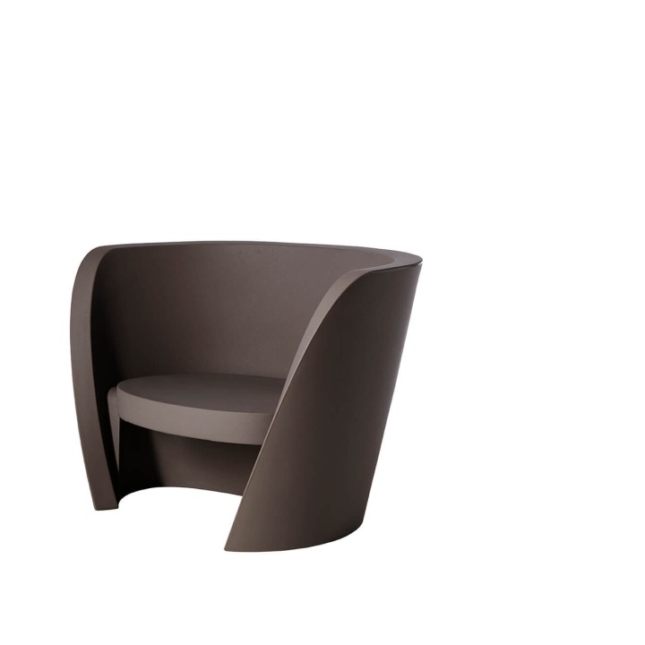 Rap Chair - Slide - krzesło podświetlane – kolor Chocolate Brown (nr kat. SD RAC075E)