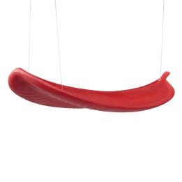 Banana Leaf - Slide - lampa wisząca – kolor Flame Red (nr kat. SD BNN185D)