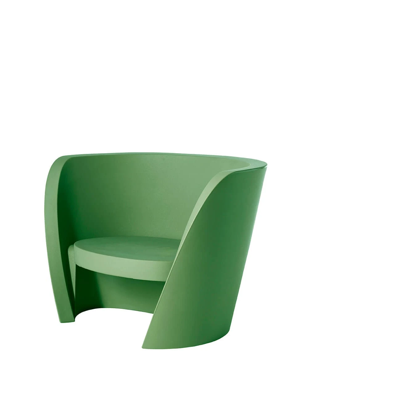 Rap Chair - Slide - krzesło podświetlane – kolor Malva Green (nr kat. SD RAC075V)