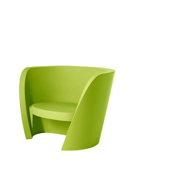 Rap Chair - Slide - krzesło podświetlane – kolor Saffron Yellow (nr kat. SD RAC075B)