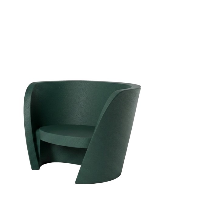 Rap Chair - Slide - krzesło podświetlane – kolor PINE GREEN (nr kat. SE RAC075V)