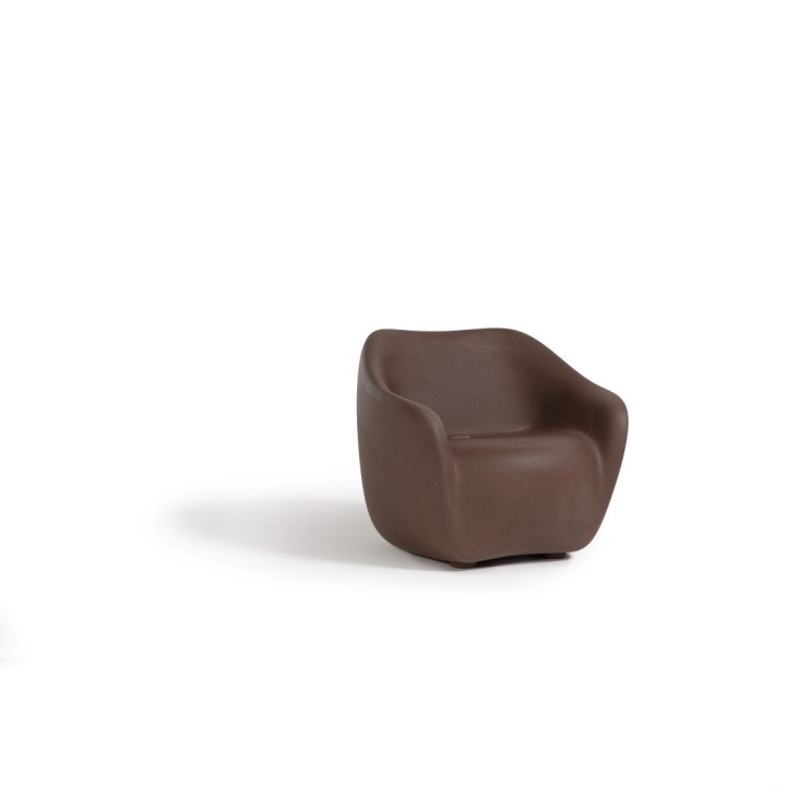 Reborn Armchair - Slide - fotel – kolor MOKA BROWN (nr kat. SE RBC070E)