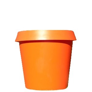 Big Giò - Slide - doniczka podświetlana – kolor Pumpkin Orange (nr kat. SD SFC130C)