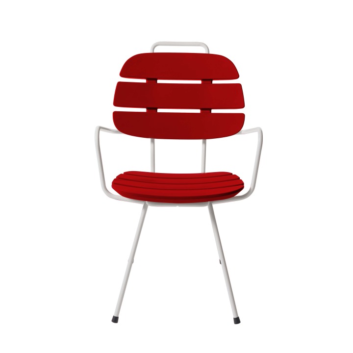 Ribs - Slide - krzesło – kolor Flame Red (nr kat. SD RBS090D)