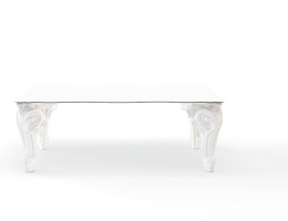 Sir Of Love Tempered Glass Tabletop (Included) - Slide - stół
