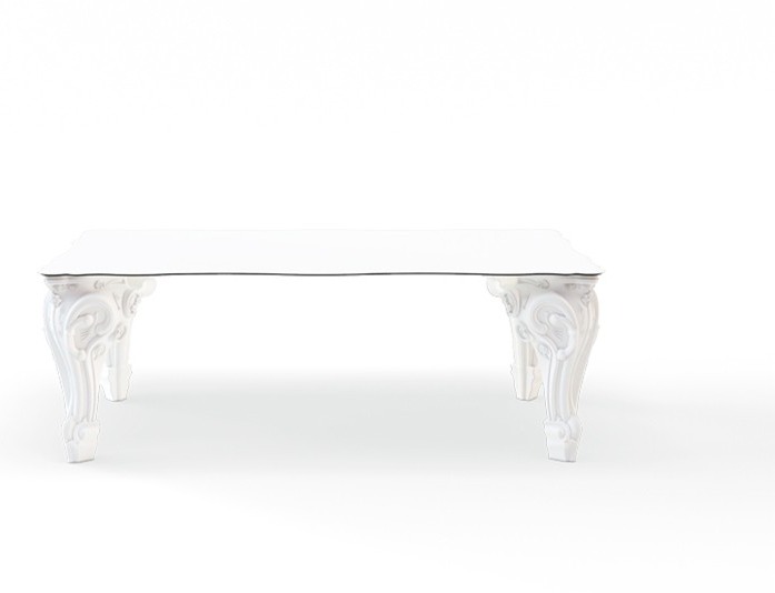 Sir Of Love Tempered Glass Tabletop (Included) - Slide - stół