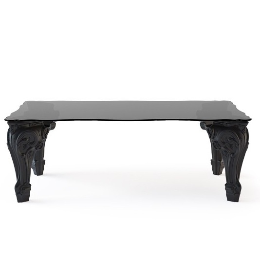 Sir Of Love Tempered Glass Tabletop (Included) - Slide - stół – kolor Smoked Grey (nr kat. SD SIV200H)