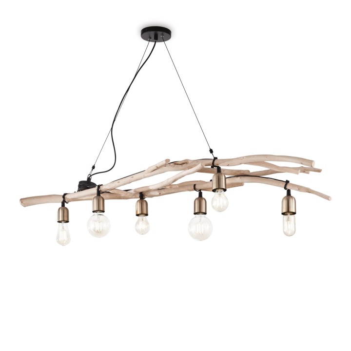 Driftwood SP6 - Ideal Lux - lampa wisząca
