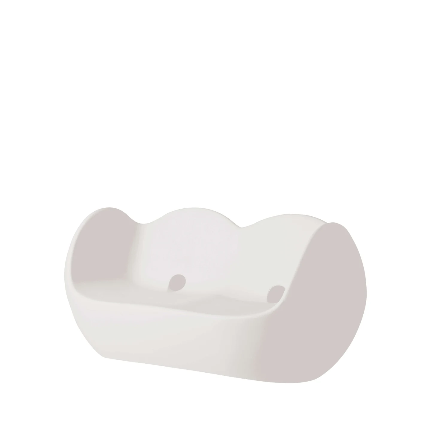 Blossy - Slide - fotel – kolor Milky White (nr kat. SD BLO086T)