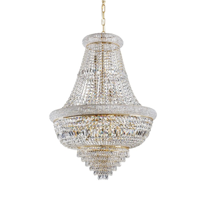 Dubai SP24 - Ideal Lux - lampa wisząca – kolor Mosiądz (nr kat. 243528)