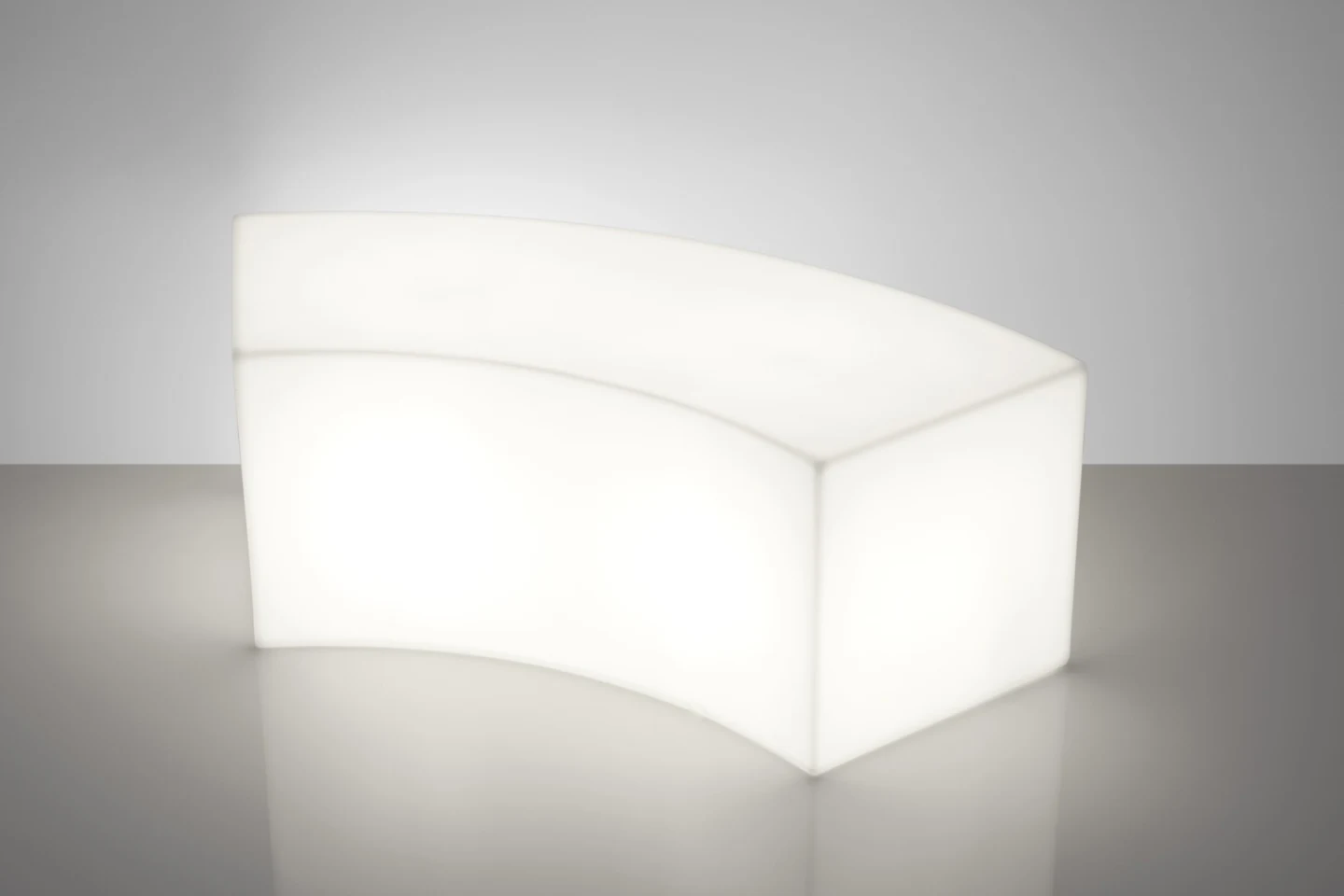 Snake - Slide - fotel podświetlany – kolor Light White (nr kat. SD SNK120A)