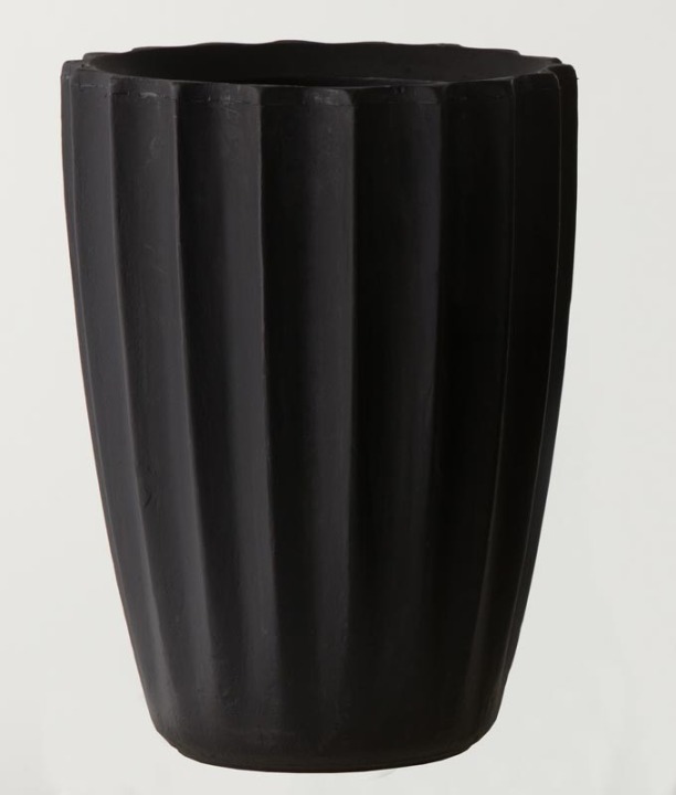 Star Ø 43 X h. 59 cm - Slide - doniczka – kolor Jet Black (nr kat. SD STA045H)