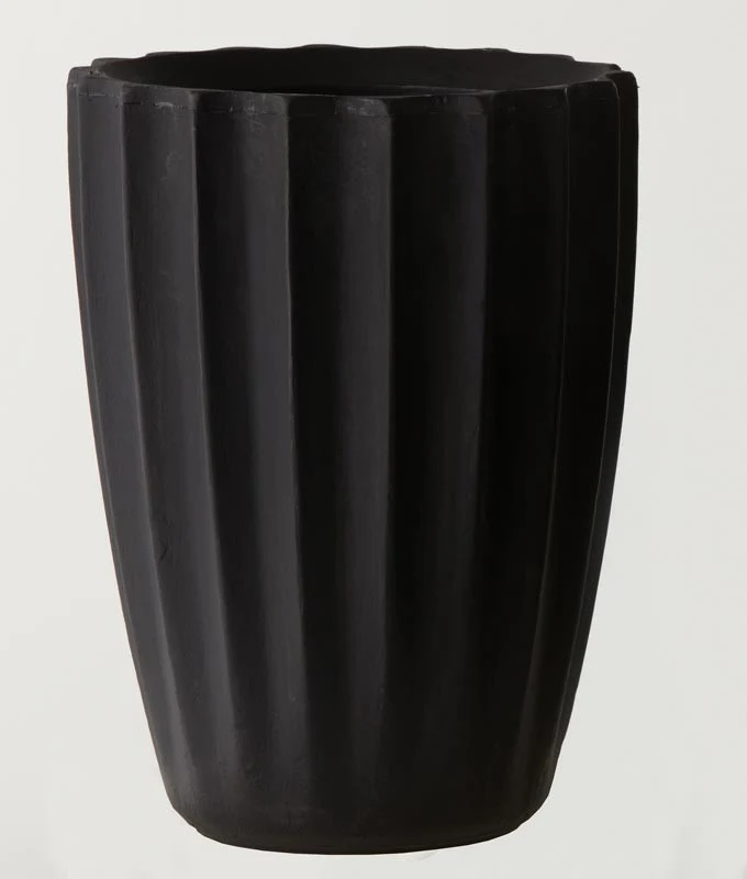 Star Ø 43 X h. 59 cm - Slide - doniczka – kolor Jet Black (nr kat. SD STA045H)