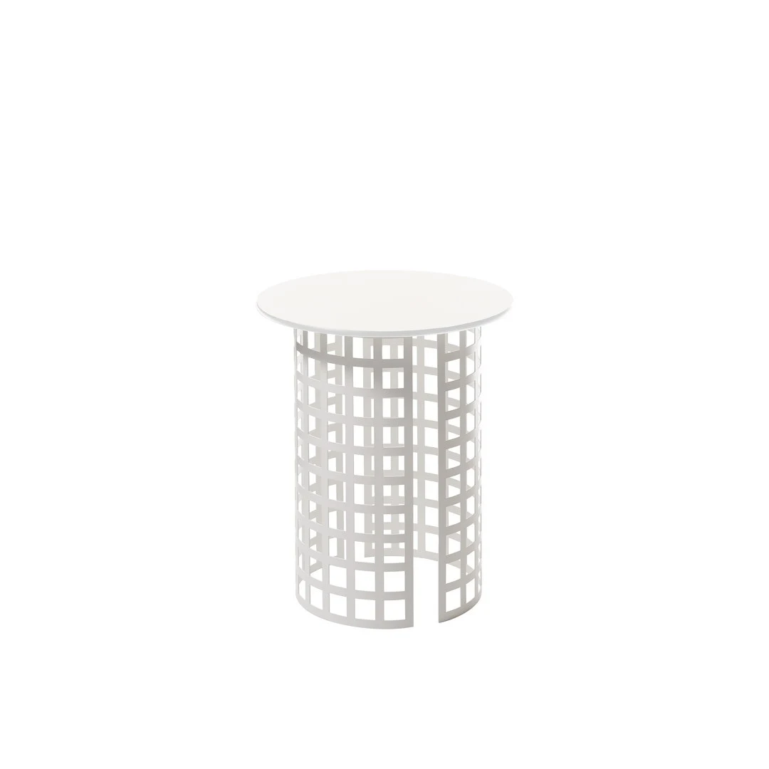 Mara Low Table Round top dark brown profile - Slide - stolik – zdjęcie 3