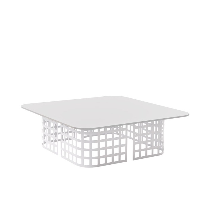 Mara Low Table Square top dark brown profile - Slide - stolik – zdjęcie 2