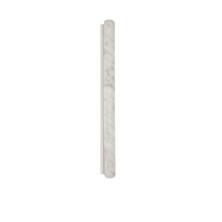 Stiletto Shard Applique 80 - Slide - kinkiet – kolor White Marble - Grey veinings (nr kat. LP SSW080G)