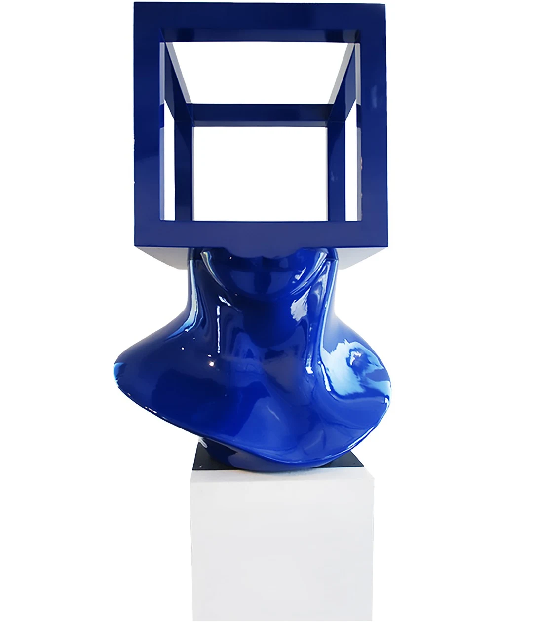 Tete Carree Aux Aretes Sculpture - Slide - rzeźba dekoracyjna