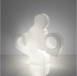 There - Slide - lampa stojąca zewnętrzna – kolor Light White (nr kat. LP THE100A)