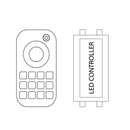 Dimmer LED Kit controller - Slide - akcesorium