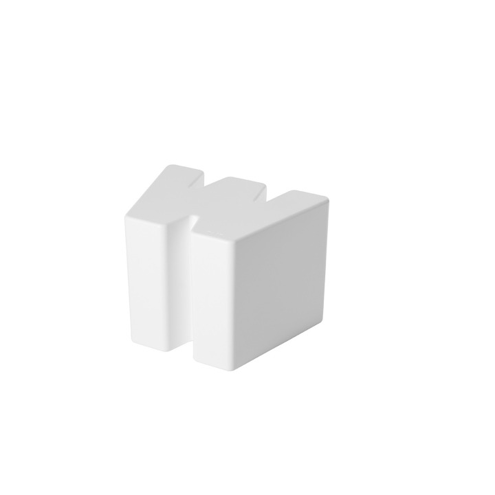 Double U - Slide - pufa – kolor Milky White (nr kat. SD WSG060T)