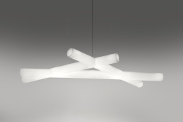 Mesh - Slide - lampa wisząca – kolor Light White (nr kat. SLIDE-MESH-01-1c43e3)