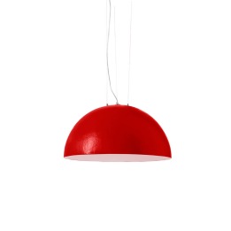 Elios diam.120 cm - Slide - lampa wisząca – kolor Rubine Red (external) - Pearl White (internal) (nr kat. LP ELO120D)