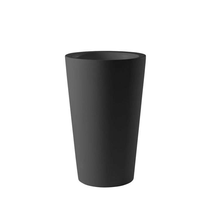 X-Pot Ø 72 h. 107 cm - Slide - doniczka podświetlana – kolor Jet Black (nr kat. SD XPT110H)