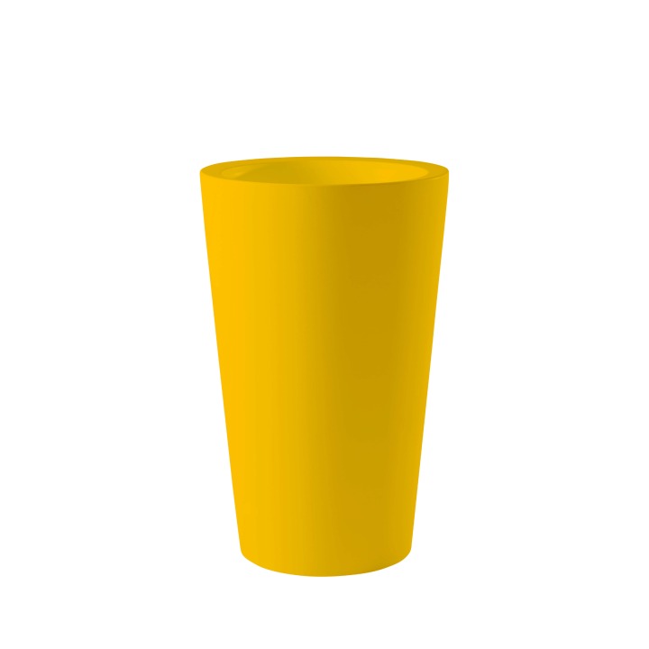 X-Pot Ø 72 h. 107 cm - Slide - doniczka podświetlana – kolor Saffron Yellow (nr kat. SD XPT110B)