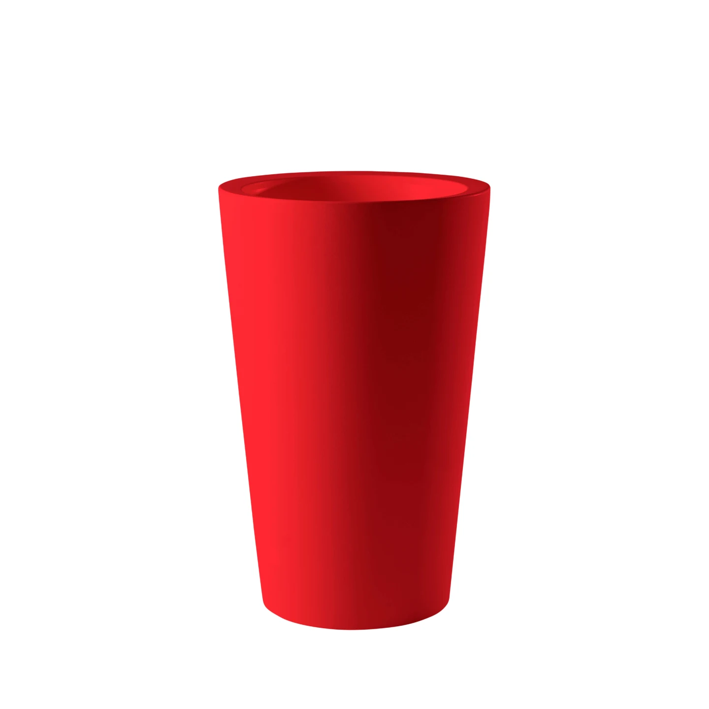 X-Pot Ø 72 h. 107 cm - Slide - doniczka podświetlana – kolor Flame Red (nr kat. SD XPT110D)