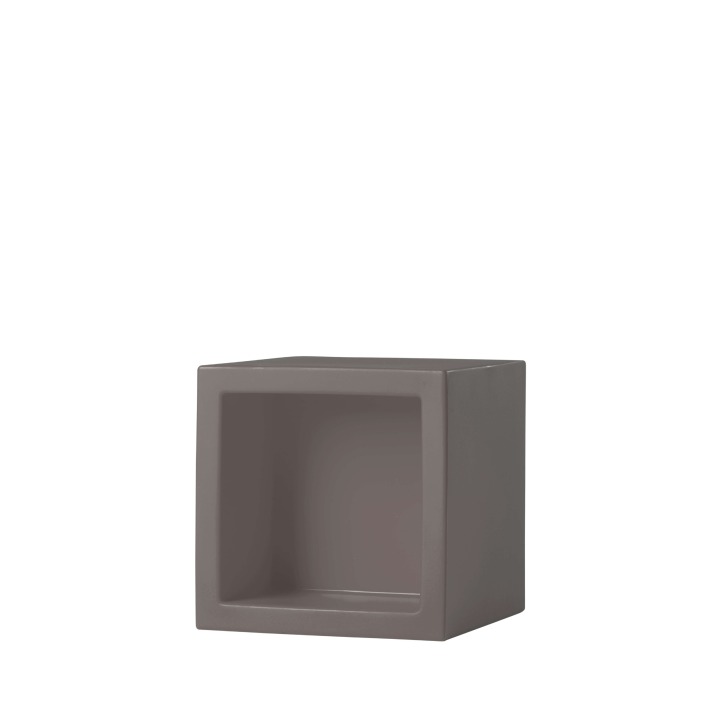 Open Cube 43 x 43 h. 43 cm - Slide - dekoracja – kolor Argil Grey (nr kat. SD OPN045J)