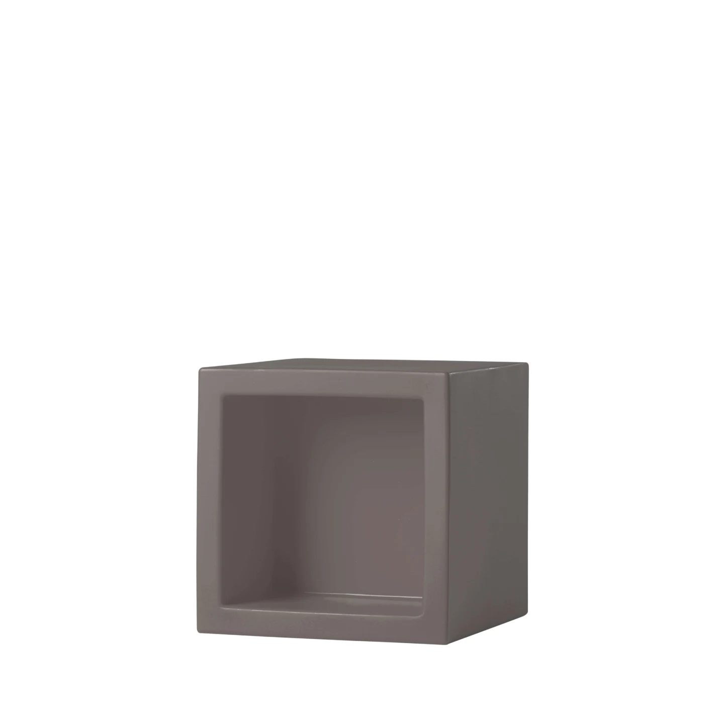 Open Cube 43 x 43 h. 43 cm - Slide - dekoracja – kolor Argil Grey (nr kat. SD OPN045J)