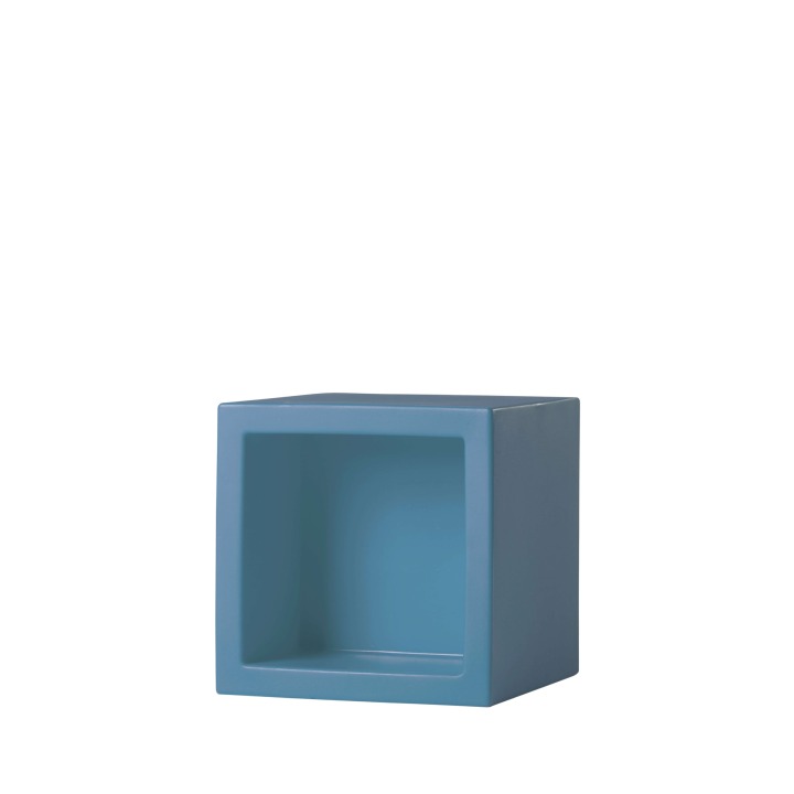 Open Cube 43 x 43 h. 43 cm - Slide - dekoracja – kolor Powder Blue (nr kat. SD OPN045L)