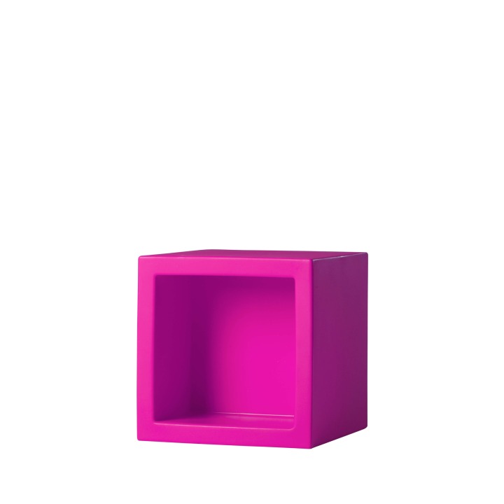Open Cube 43 x 43 h. 43 cm - Slide - dekoracja – kolor Sweet Fuchsia (nr kat. SD OPN045U)