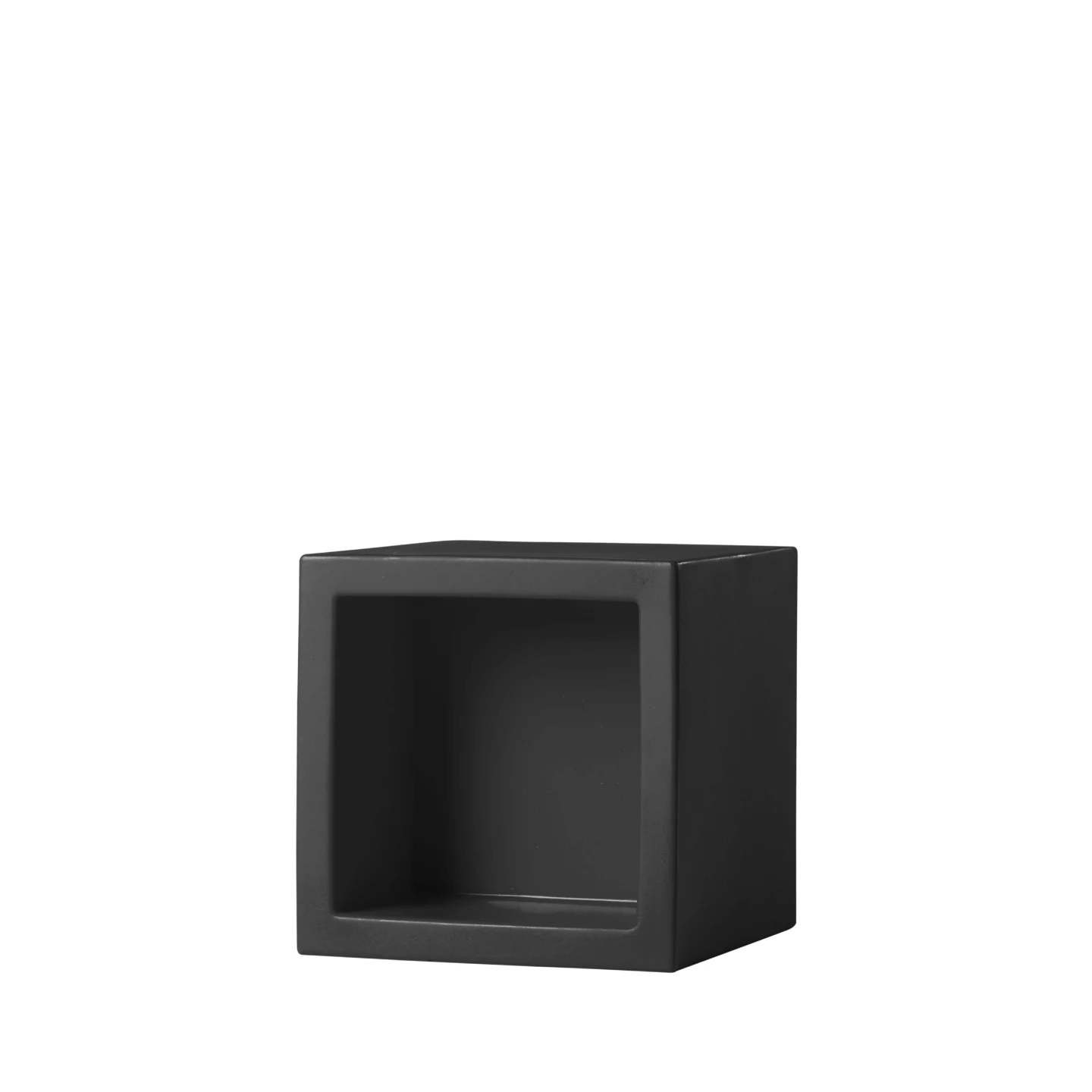 Open Cube 73 x 73 h. 73 cm - Slide - dekoracja – kolor Jet Black (nr kat. SD OPN075H)