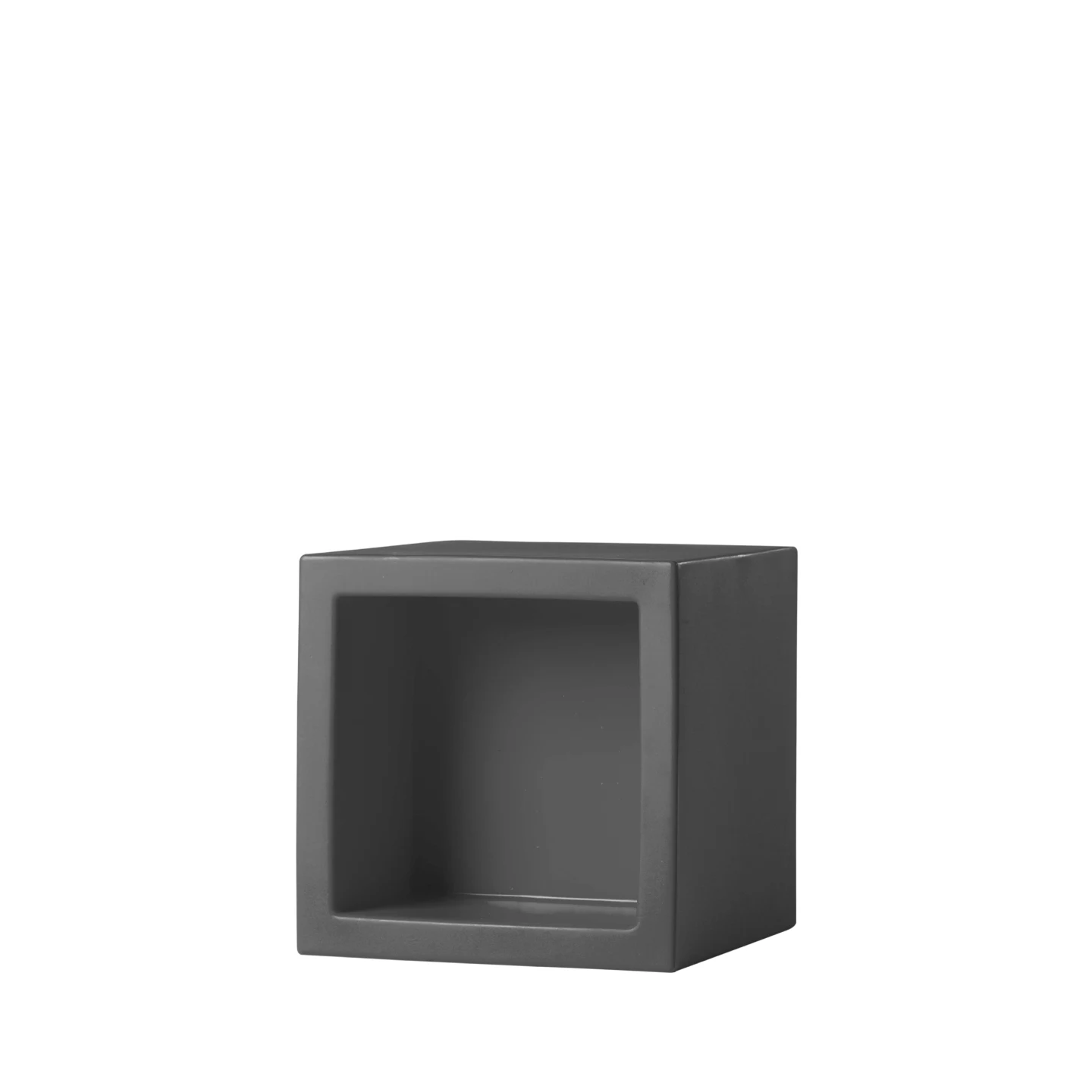 Open Cube 73 x 73 h. 73 cm - Slide - dekoracja – kolor Elephant Grey (nr kat. SD OPN075G)