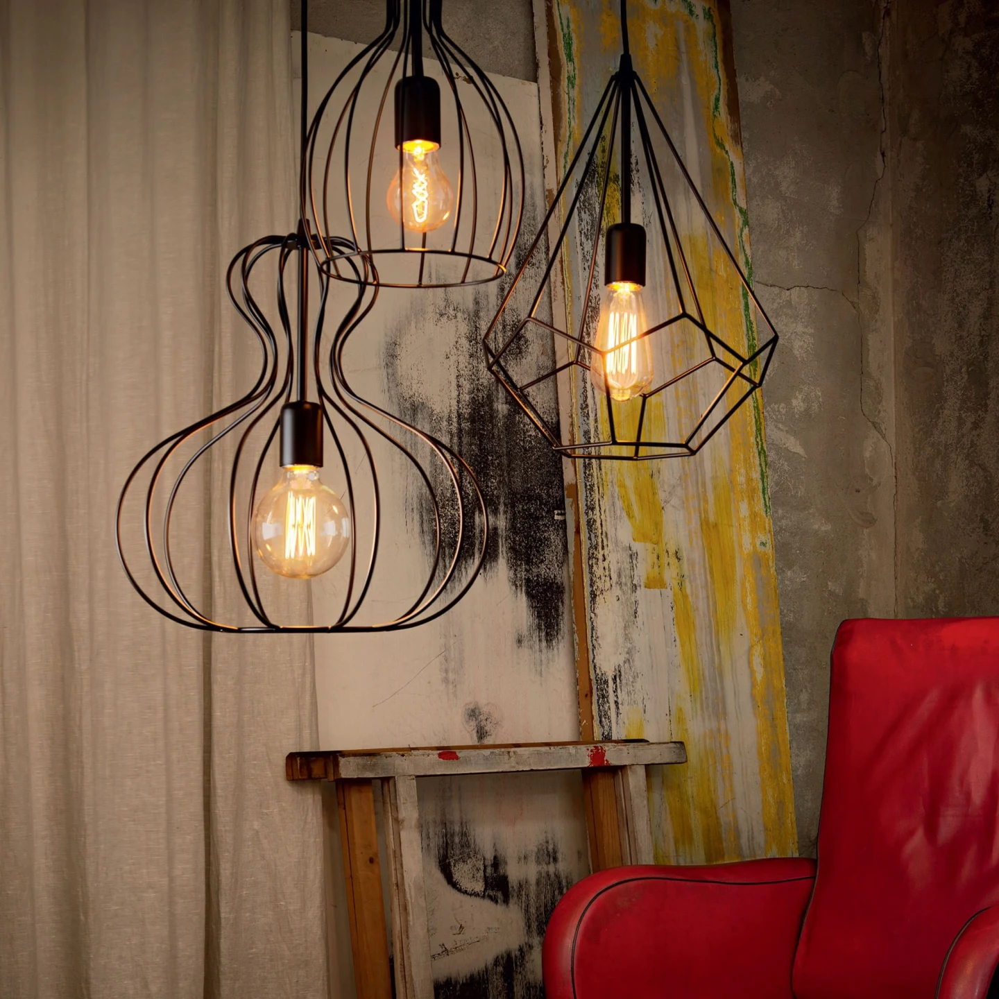 Ampolla-3 SP1 - Ideal Lux - lampa wisząca – zdjęcie 2