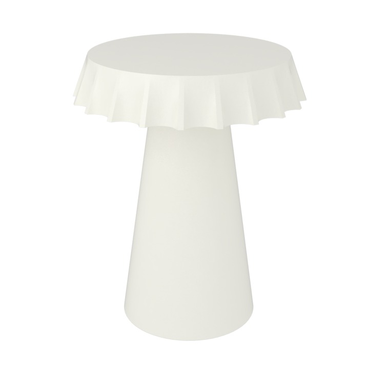 Fizzz base h85 - Slide - stół – kolor Lime Green (nr kat. SD FIZ070R + SD FIZ069E)