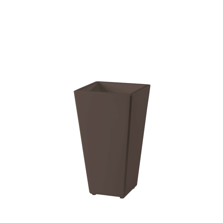 Y-Pot 41 X 41 h74 cm - Slide - doniczka podświetlana – kolor Chocolate Brown (nr kat. SD PIR072E)