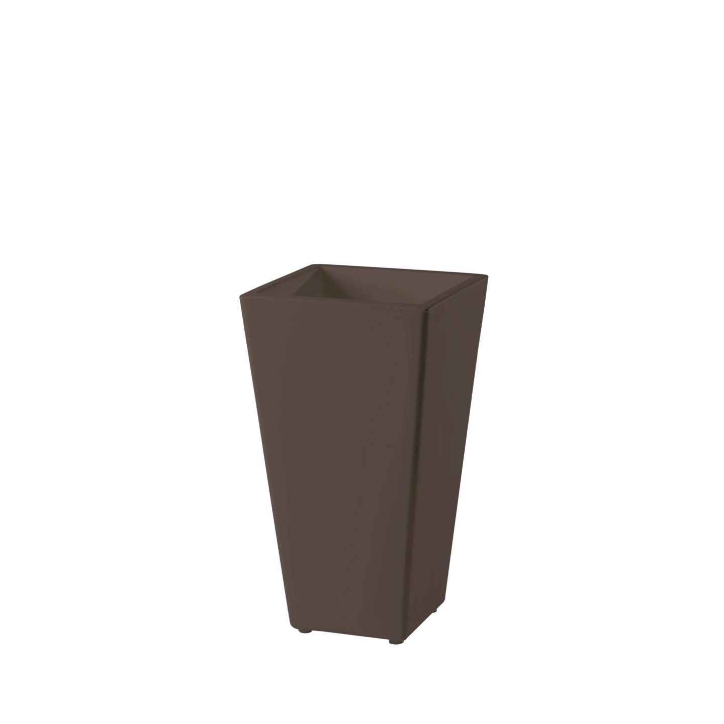 Y-Pot 41 X 41 h74 cm - Slide - doniczka podświetlana – kolor Chocolate Brown (nr kat. SD PIR072E)