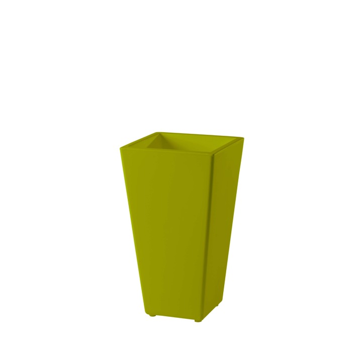 Y-Pot 41 X 41 h74 cm - Slide - doniczka podświetlana – kolor Lime Green (nr kat. SD PIR072R)