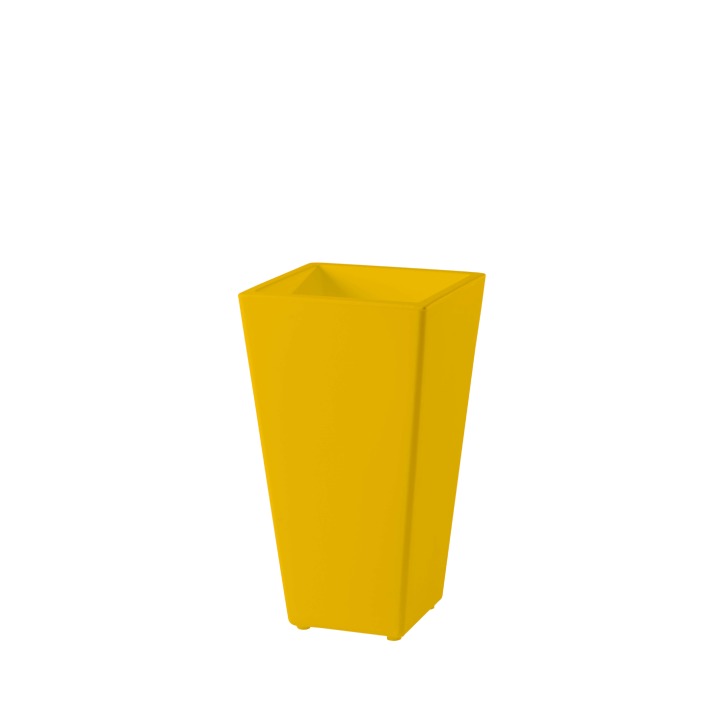 Y-Pot 41 X 41 h74 cm - Slide - doniczka podświetlana – kolor Saffron Yellow (nr kat. SD PIR072B)