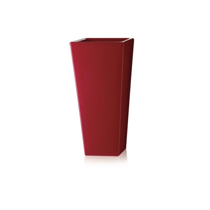 Y-Pot 41 X 41 h74 cm - Slide - doniczka podświetlana – kolor Supreme Red - Matt Finish (nr kat. SL PIR072N)