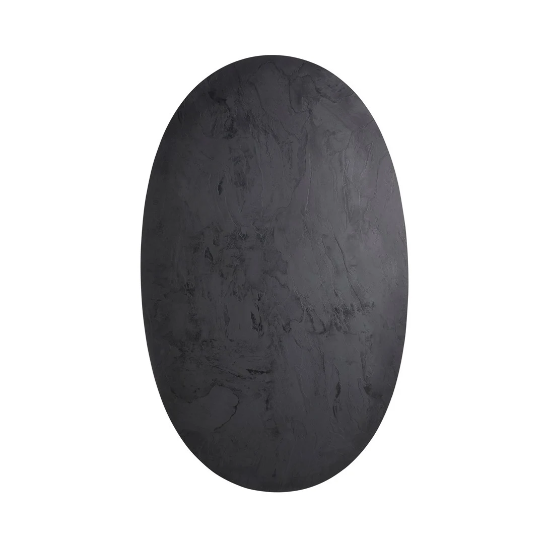 Ottocento Elliptical 200 x 120 ardesia stone - Slide - stół – kolor Ardesia (nr kat. SD OTT2004 + SL OTP0464)