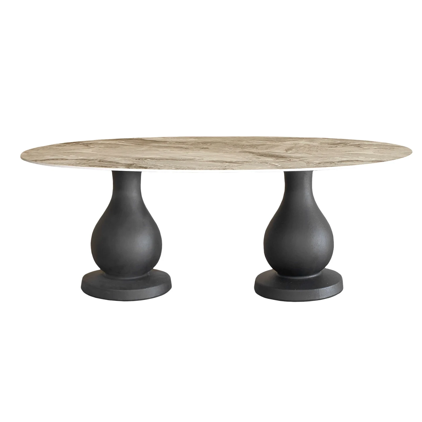 Ottocento Elliptical 200 x 120 Calacatta marble - Slide - stół – zdjęcie 3