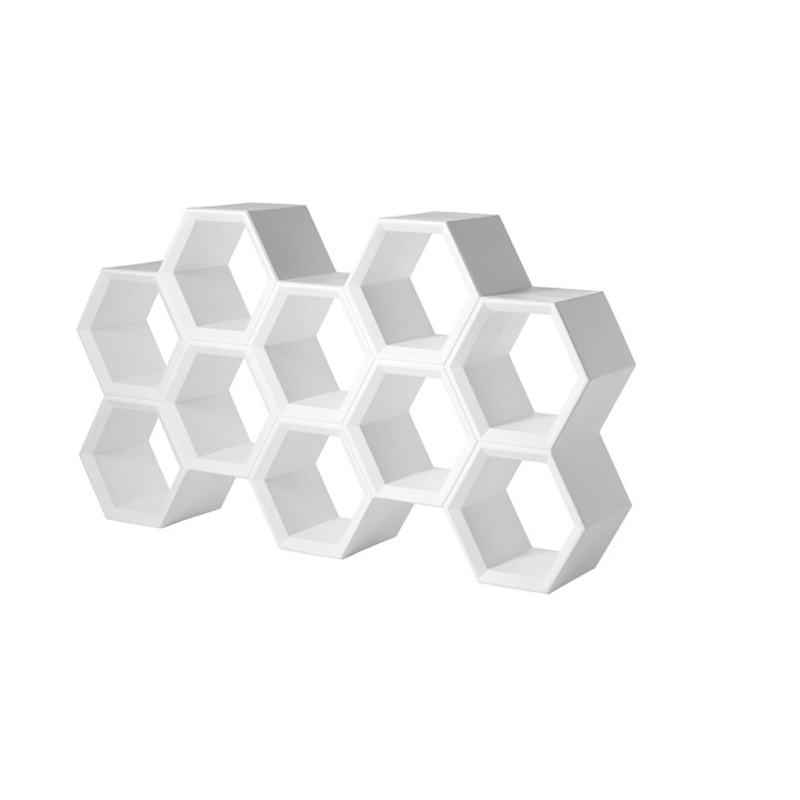 Hexa - Slide - dekoracja – kolor Milky White (nr kat. SD HEX112T)