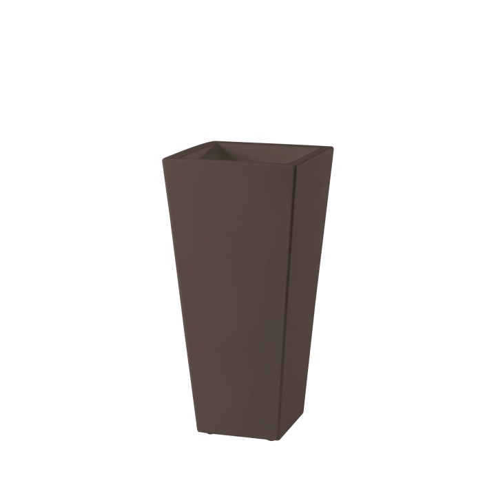 Y-Pot 44 X 44 h90 cm - Slide - doniczka podświetlana – kolor Chocolate Brown (nr kat. SD PIR090E)