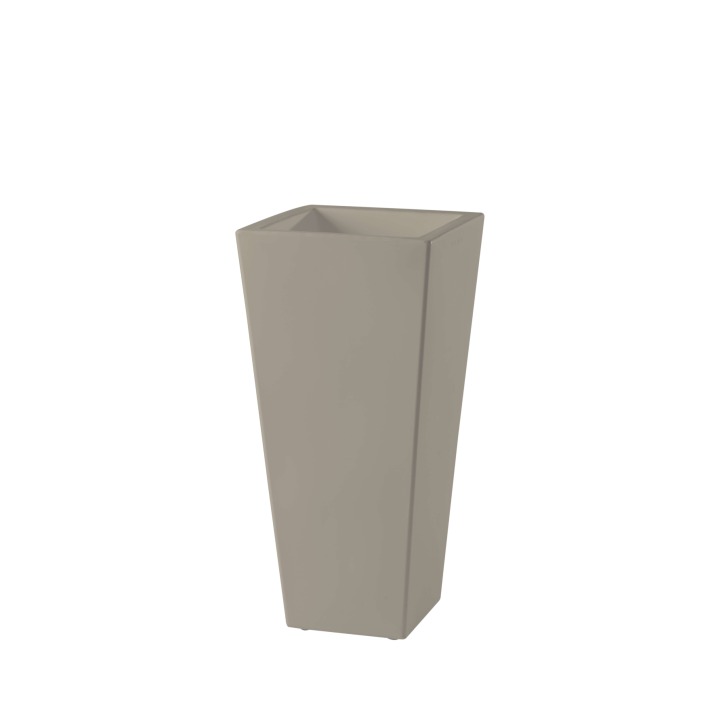 Y-Pot 44 X 44 h90 cm - Slide - doniczka podświetlana – kolor Dove Grey (nr kat. SD PIR090P)