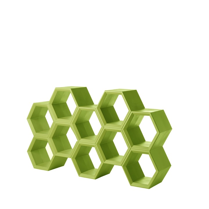 Hexa - Slide - dekoracja – kolor Lime Green (nr kat. SD HEX112R)