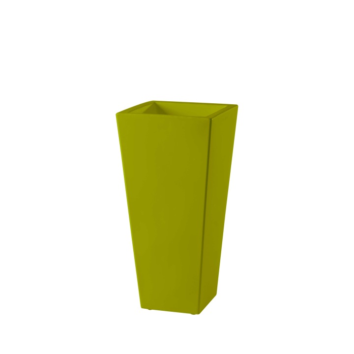 Y-Pot 44 X 44 h90 cm - Slide - doniczka podświetlana – kolor Lime Green (nr kat. SD PIR090R)